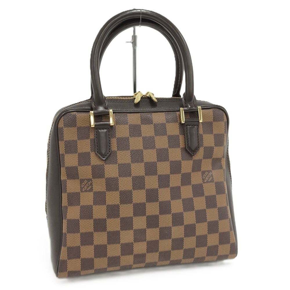 Louis Vuitton Brera Handbag Damier Azur White